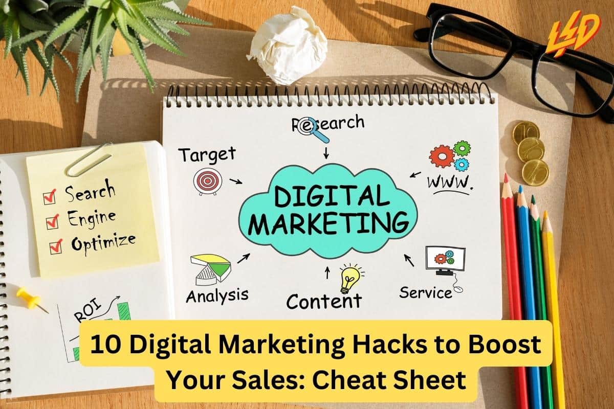 10 Digital Marketing Hacks to Boost Your Sales Cheat Sheet