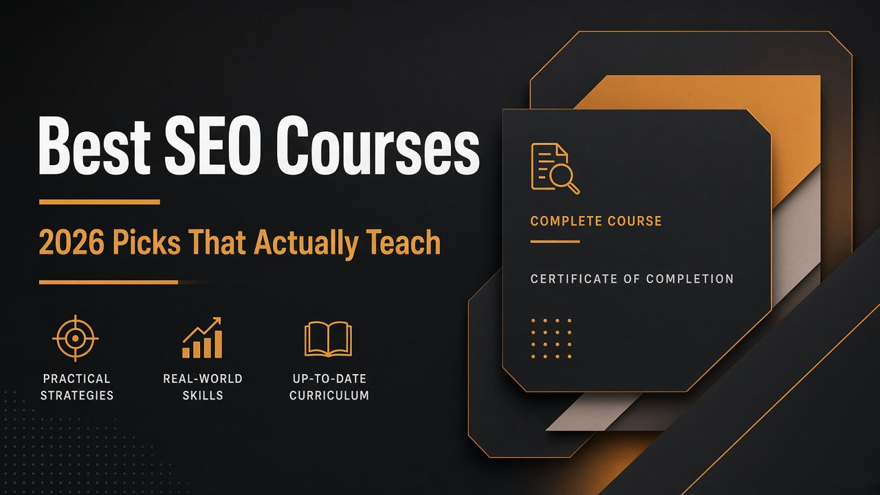 Best SEO courses in 2026 — curated picks that actually teach